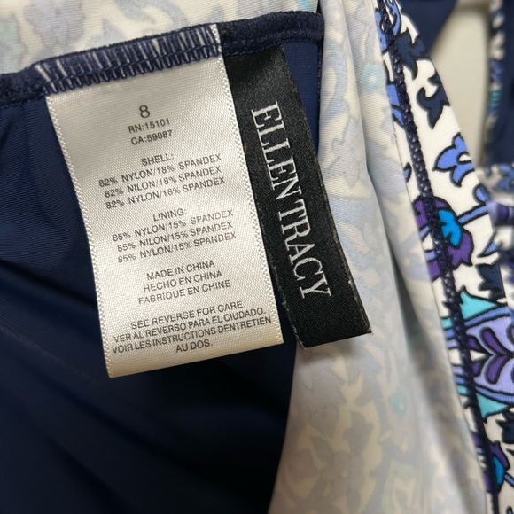 Ellen Tracy Tankini Top - Picture 3 of 4